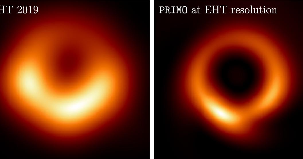 Los investigadores utilizaron el aprendizaje automático para mejorar la primera imagen de un agujero negro