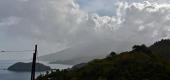 Ash rises as the La Soufrière volcano erupts on the eastern Caribbean island of St. Vincent. (AP)