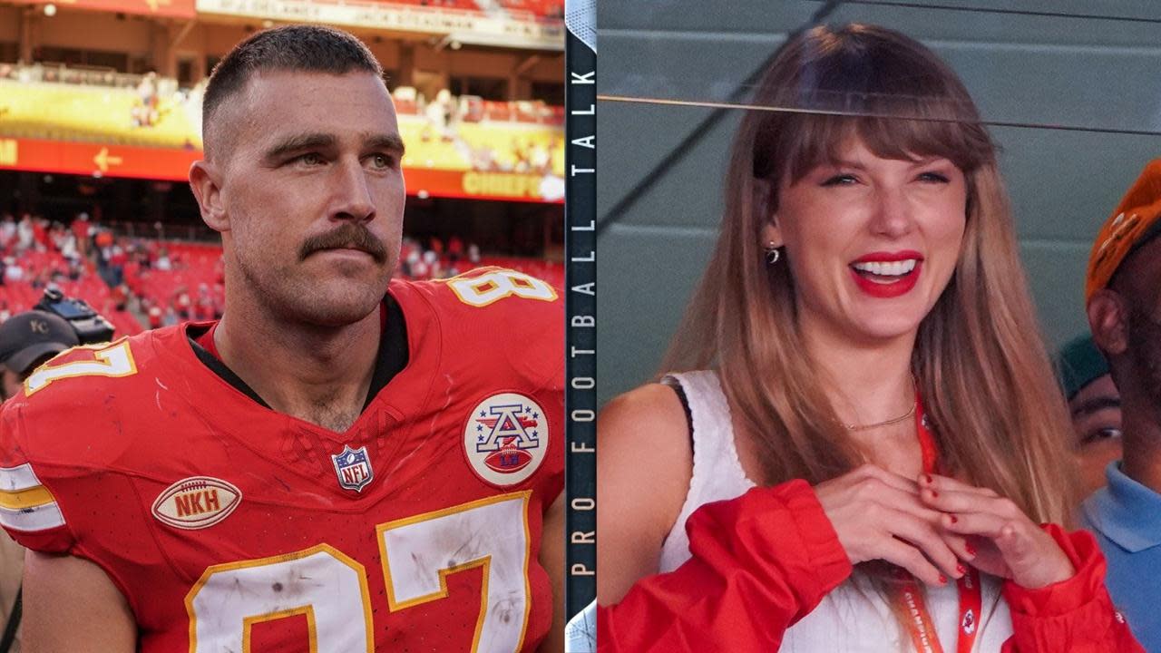 2023 Travis Kelce jersey: Taylor Swift rumors heat up the demand for home  and away Chiefs gear 