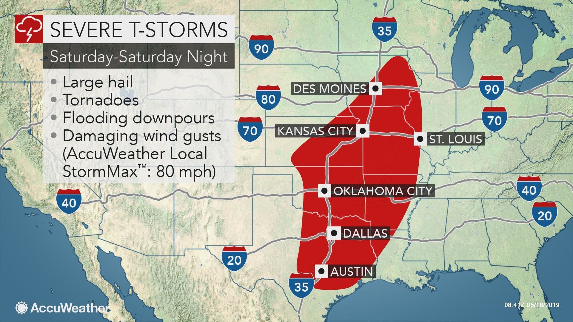 Tornadoes, Damaging Winds and ‘Unprecedented Flooding’ Hit Parts of the