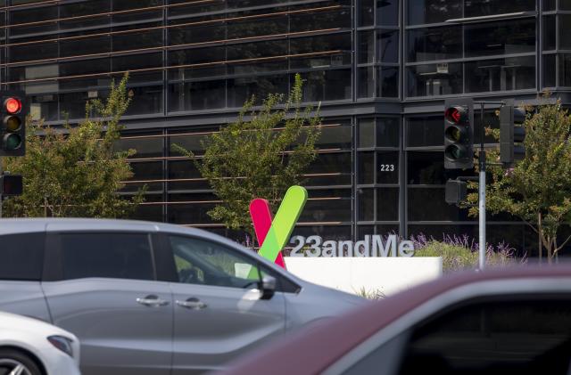 Sunnyvale California, United States - September 24, 2021: Headquarters of 23andMe, a personal genomics and biotechnology company headquartered in Mountain View, California that provides rapid genetic testing.