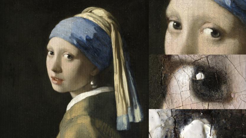 See the 'Girl with a Pearl Earring' in astounding 10-gigapixel detail