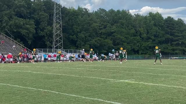 Video highlights: High school football scrimmage between Laurens and J.L. Mann