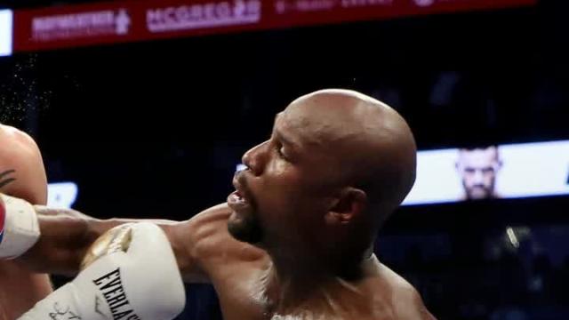 Floyd Mayweather stops Conor McGregor in 10th round as Irishman fades late