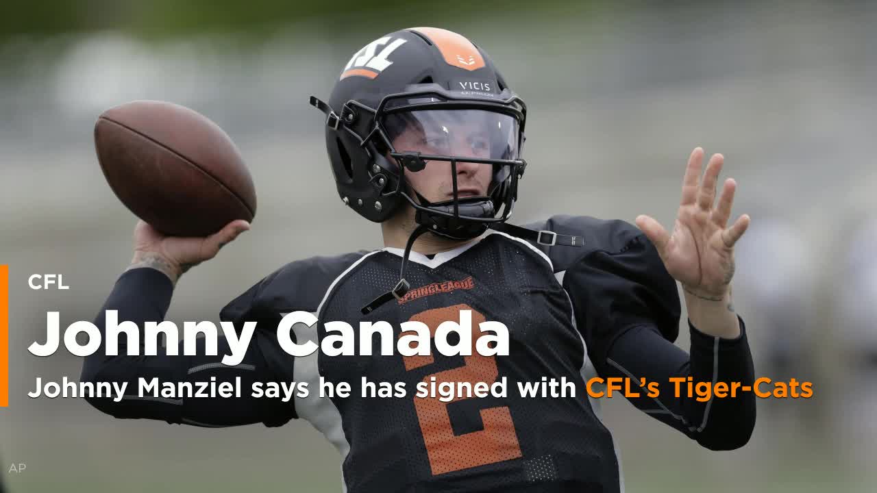 Is Johnny Manziel playing in the USFL?