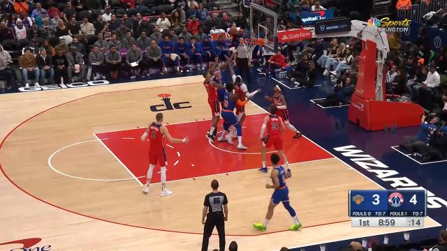 Mitchell Robinson with a dunk vs the Washington Wizards