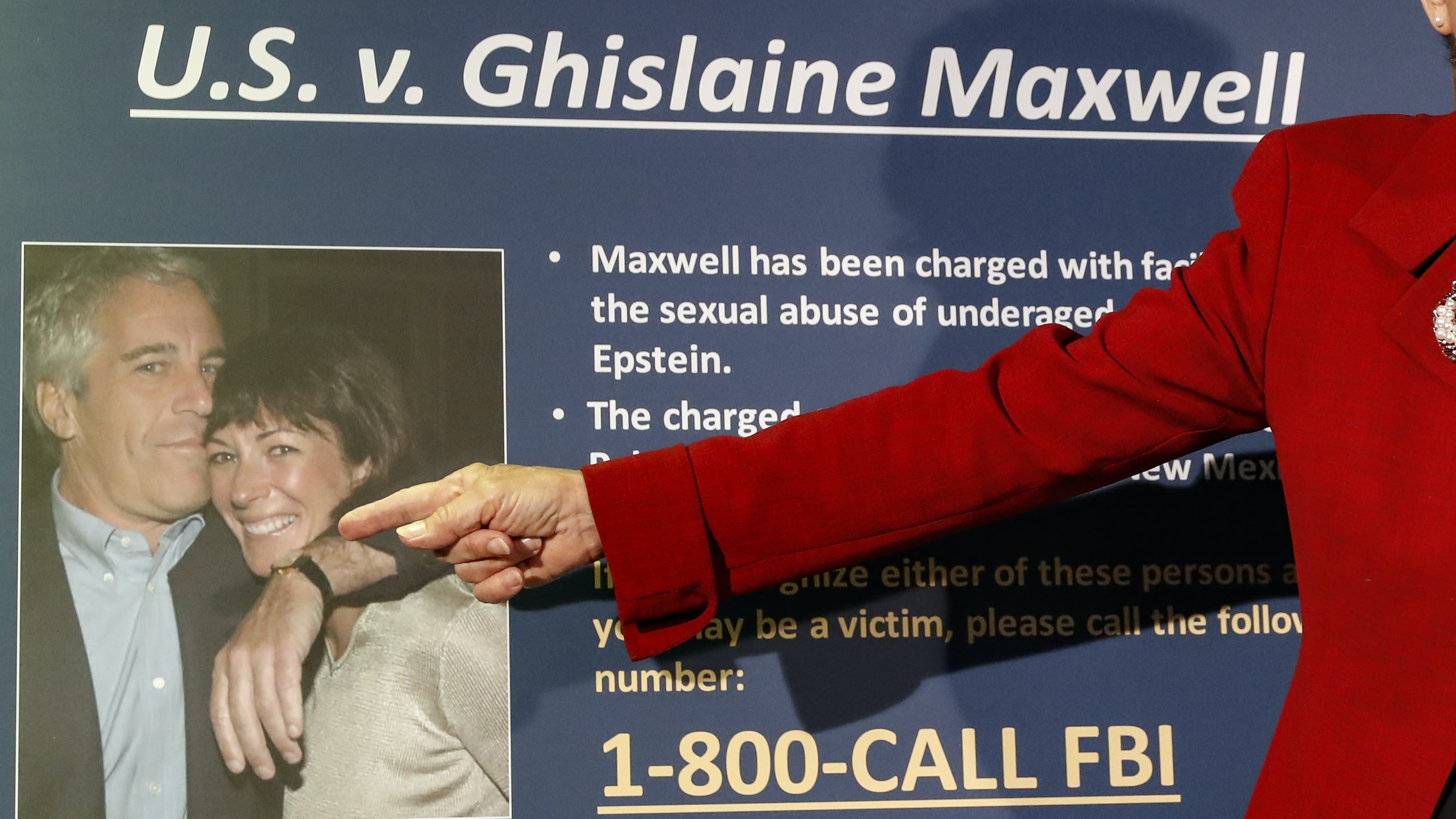 Ghislaine Maxwell Refused Bail After She Denies Recruiting Girls For