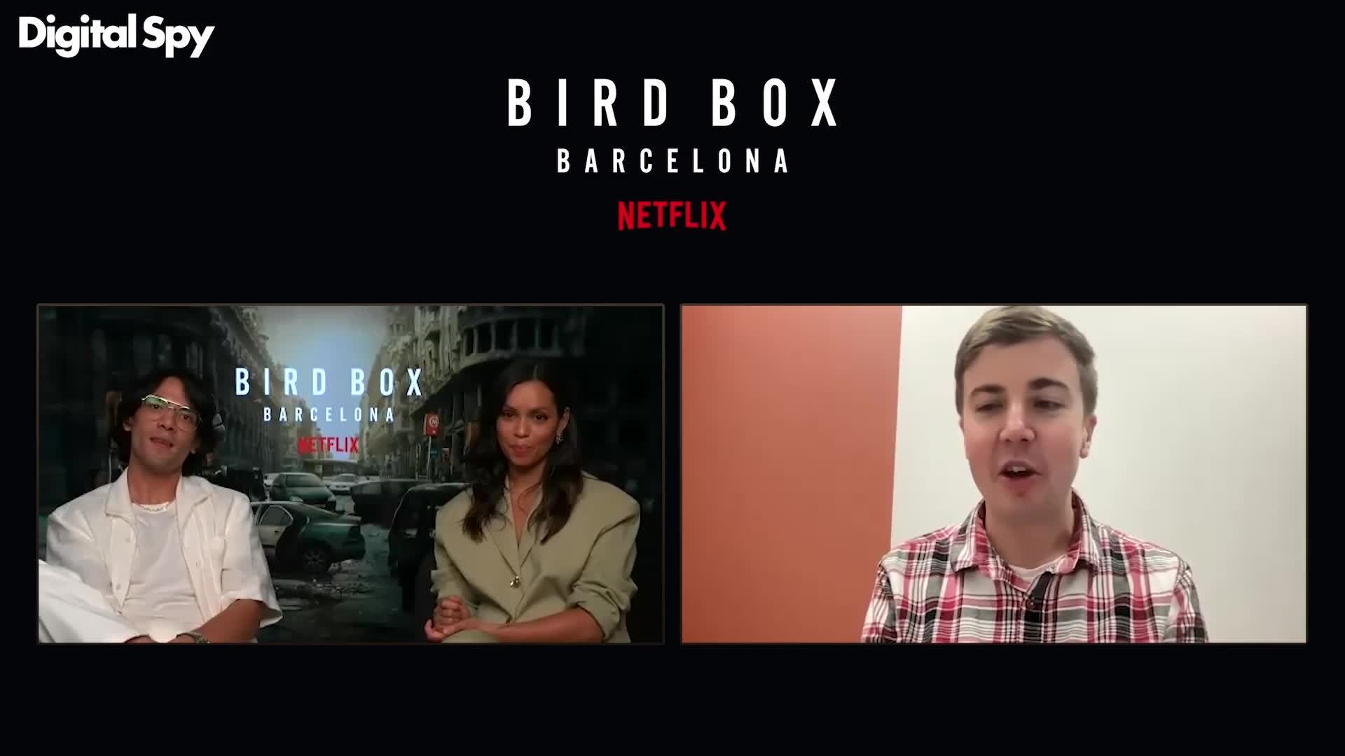 Bird Box Barcelona stars explain unexpected benefits of blindfold acting