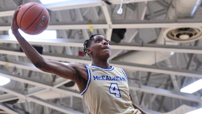 Getty Images - SPRINGFIELD, MA - JANUARY 15: Airious "Ace" Bailey of McEachern (4) warms up before the Spalding Hoophall Classic high school basketball game between Harvard-Westlake and McEachern on January 15, 2024 at Blake Arena in Springfield, MA (Photo by John Jones/Icon Sportswire via Getty Images)