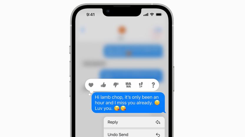 Message edit and unsend features in iOS 16