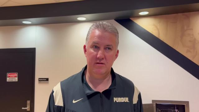 Purdue basketball coach Matt Painter on Michigan