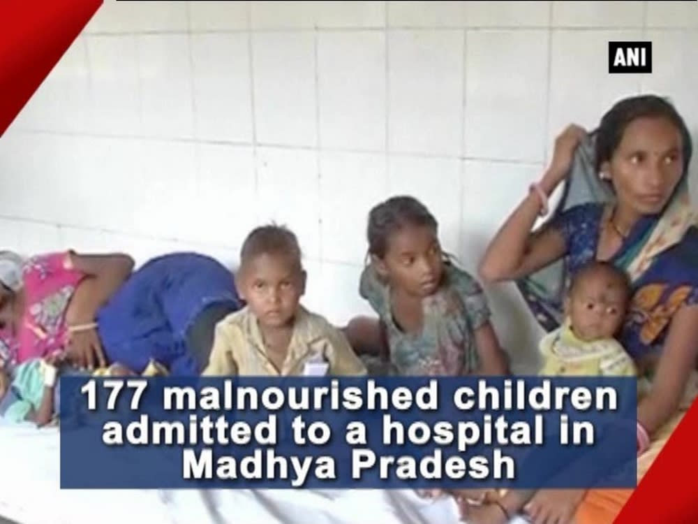 admitted family 2 to hospital members hospital admitted children to a in Madhya malnourished 177