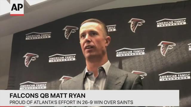 Ryan, Brees discuss Atlanta win over New Orleans