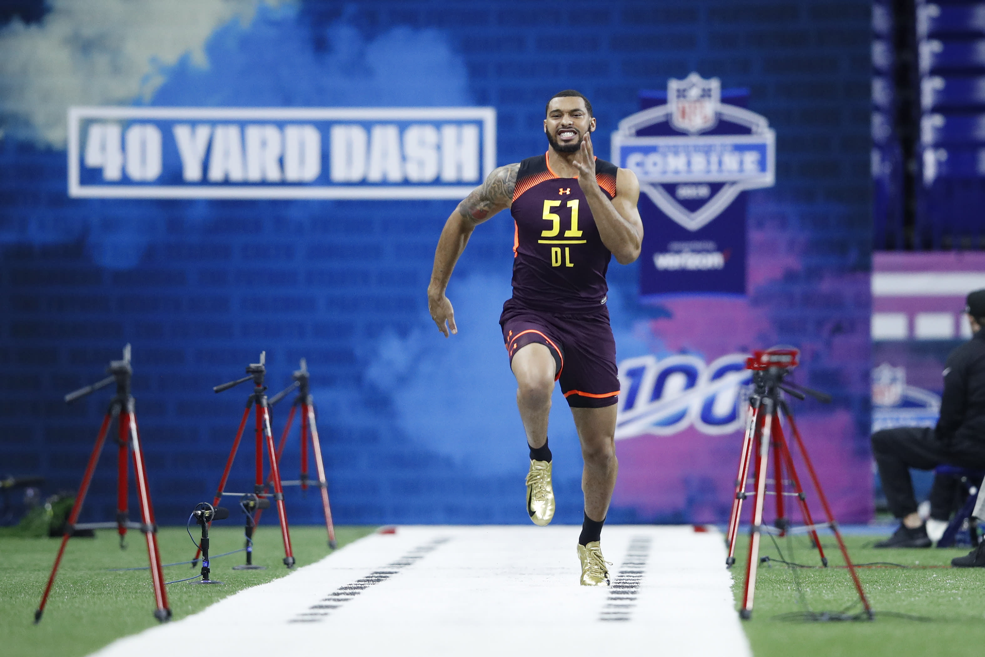 NFL Combine Results: Montez Sweat Sets 40 Time Record For