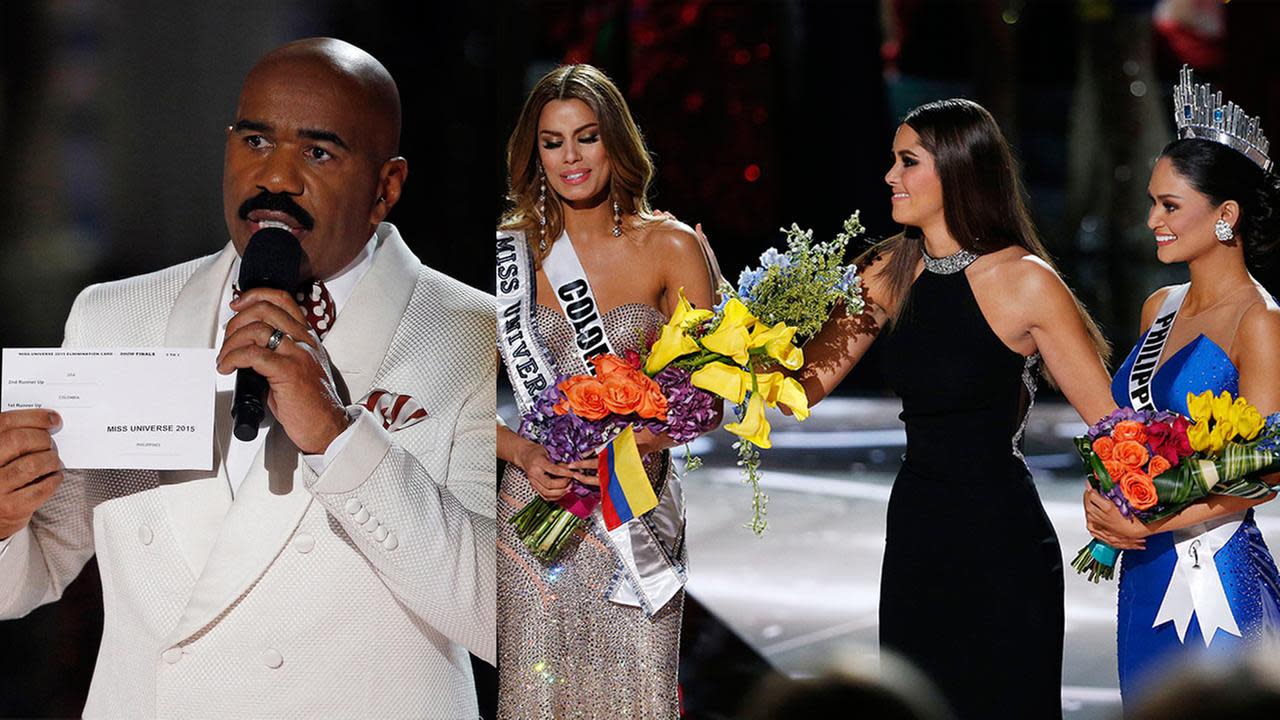 Miss Universe host Steve Harvey announces wrong winner [Video]