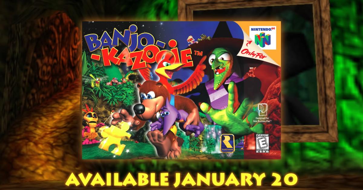 'Banjo-Kazooie' hits Nintendo Switch Online's Expansion on January 20th | Engadget