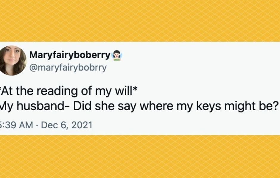 28 Of The Funniest Tweets About Married Life (Nov. 30-Dec.13)