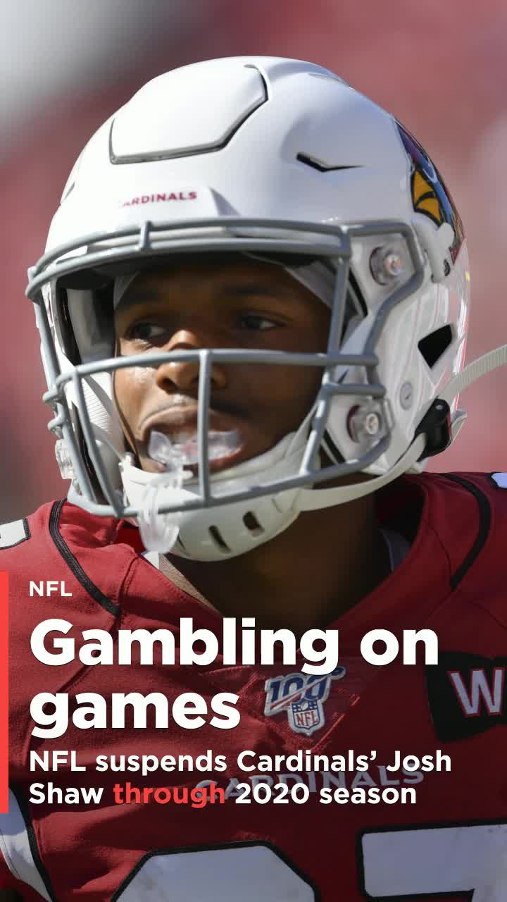 NFL suspends Arizona Cardinals player Josh Shaw for gambling