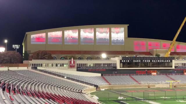 WATCH: View of south end zone without the Double-T logo for the first time since 1978