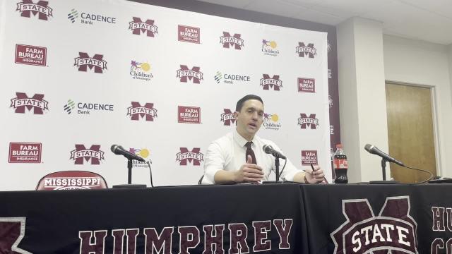 Mississippi State women's basketball coach Sam Purcell discusses Anastasia Hayes' role.