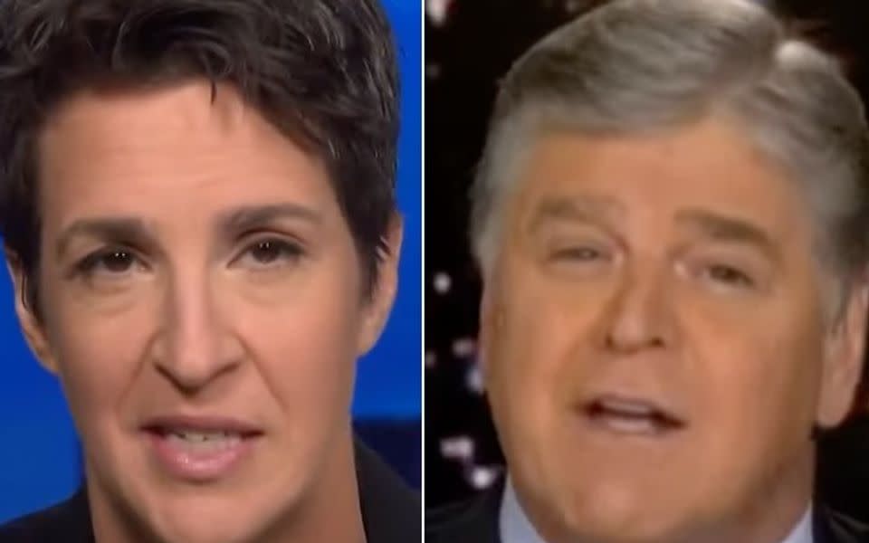 Maddow Hits Hannity With Question About Jan. 6 Texts That All Americans Want Ans..