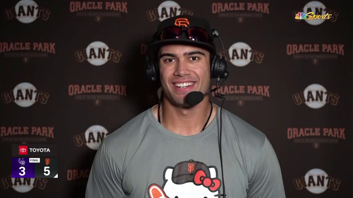 Giants' Blake Sabol meets idol Barry Bonds on first day at Oracle Park