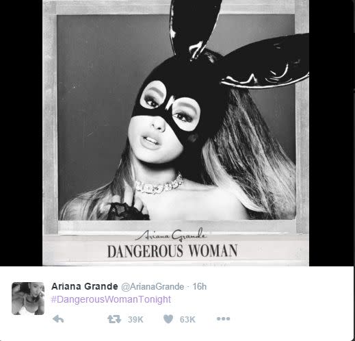 Ariana Grande Drops Album Cover And New Track For Dangerous