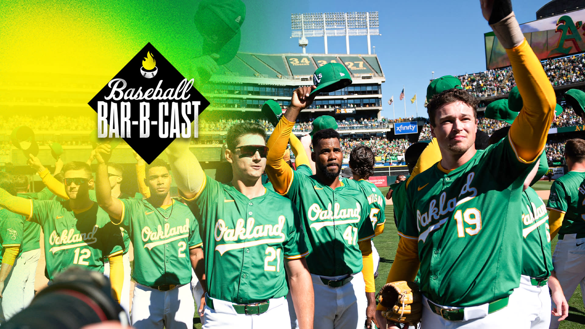 A’s last game in Oakland, current postseason situation, Dodgers & Yankees clinch | Baseball Bar-B-Cast