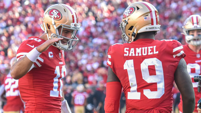 Jimmy Garoppolo on his future as well as his favorite target Deebo Samuel