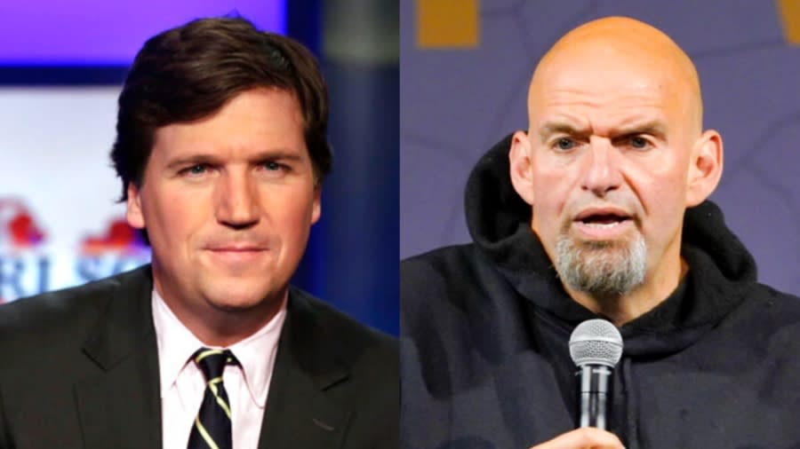 Fetterman fires back at Tucker Carlson over tattoo insults