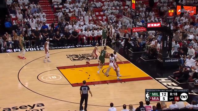 Grayson Allen with a 3-pointer vs the Miami Heat