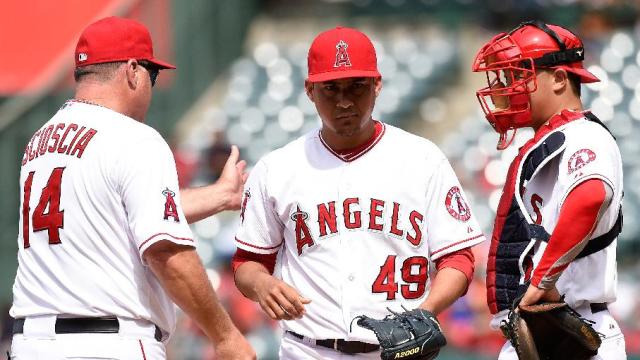 RADIO: Scioscia on Angel pitching