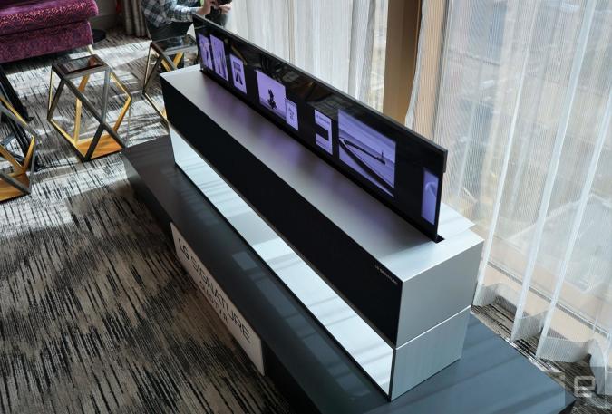 Lg S Rollable Oled R Tv Is Available In The Us If You Can Afford One Engadget