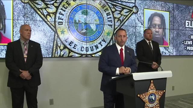 Lee County Sheriff announced an arrest in a human trafficking case