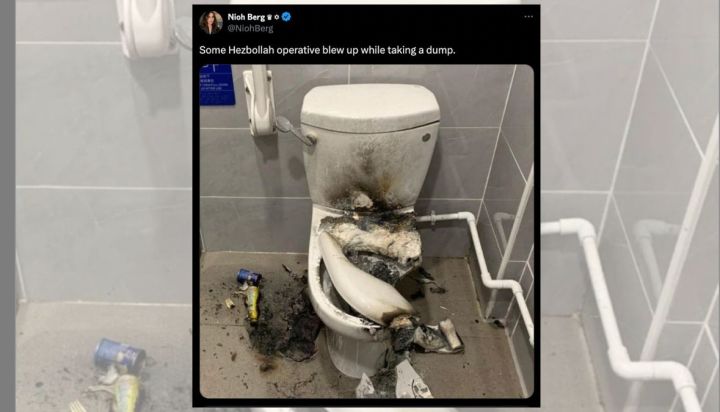 Fact Check: False Rumor Claims Pic Shows Aftermath of Deadly Explosion on Hezbollah Operative's Toilet