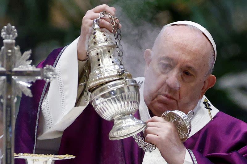 Pope Starts Lent As Ash Wednesday Rites Scaled Back For Covid 19