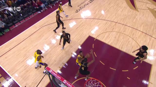 Lonnie Walker IV with an and one vs the Cleveland Cavaliers