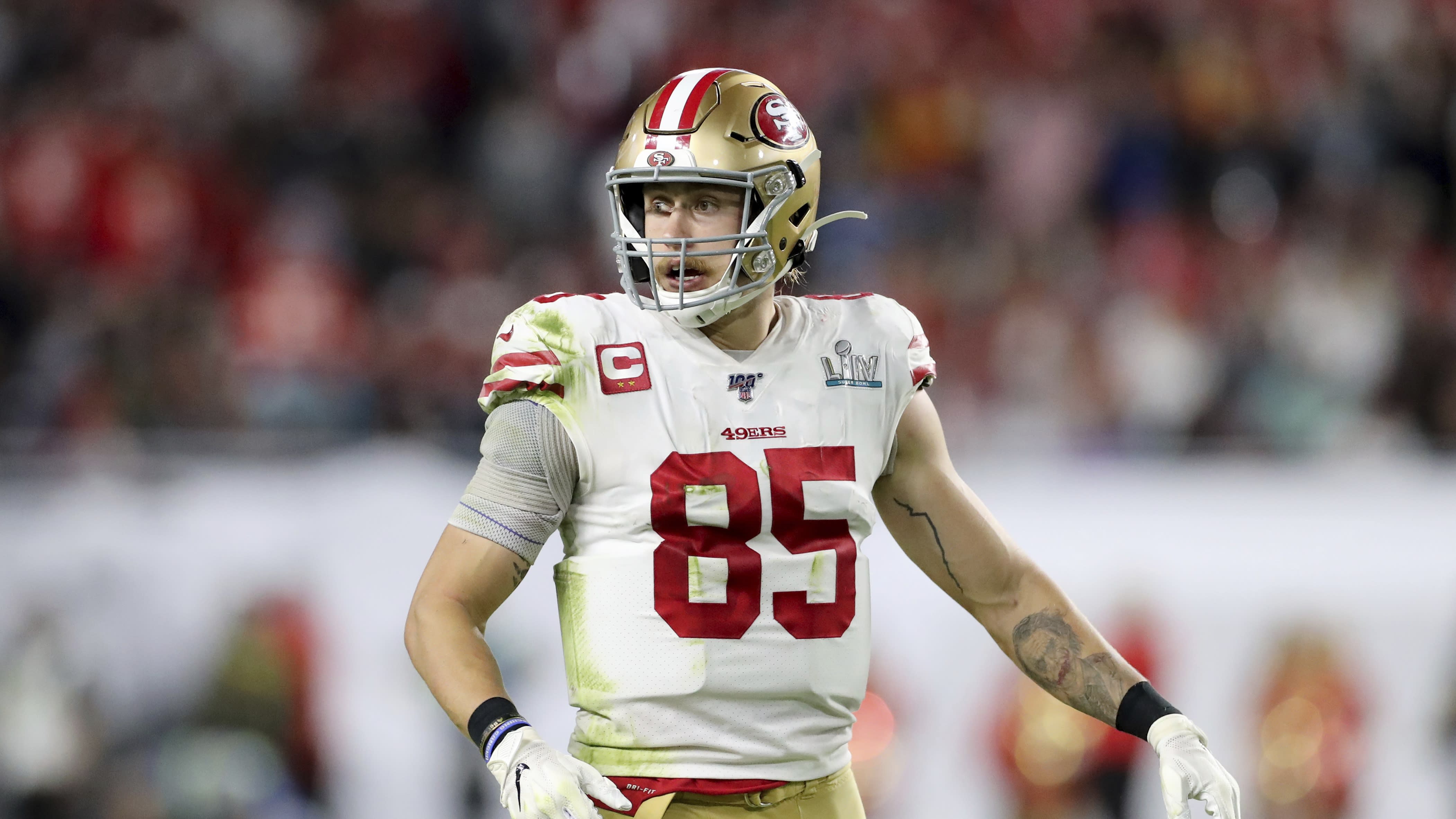 San Francisco 49ers - The best TE in the game. Yahoo Sports Fantasy has him  as TE1, where are you drafting Kittle in your league? Play Yahoo Fantasy  Football 