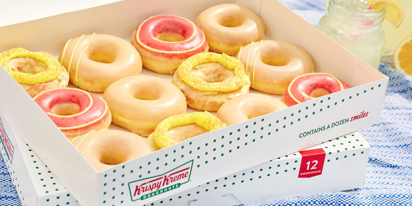 Krispy Kreme’s LimitedEdition Summer Donuts Come With the New Lemonade