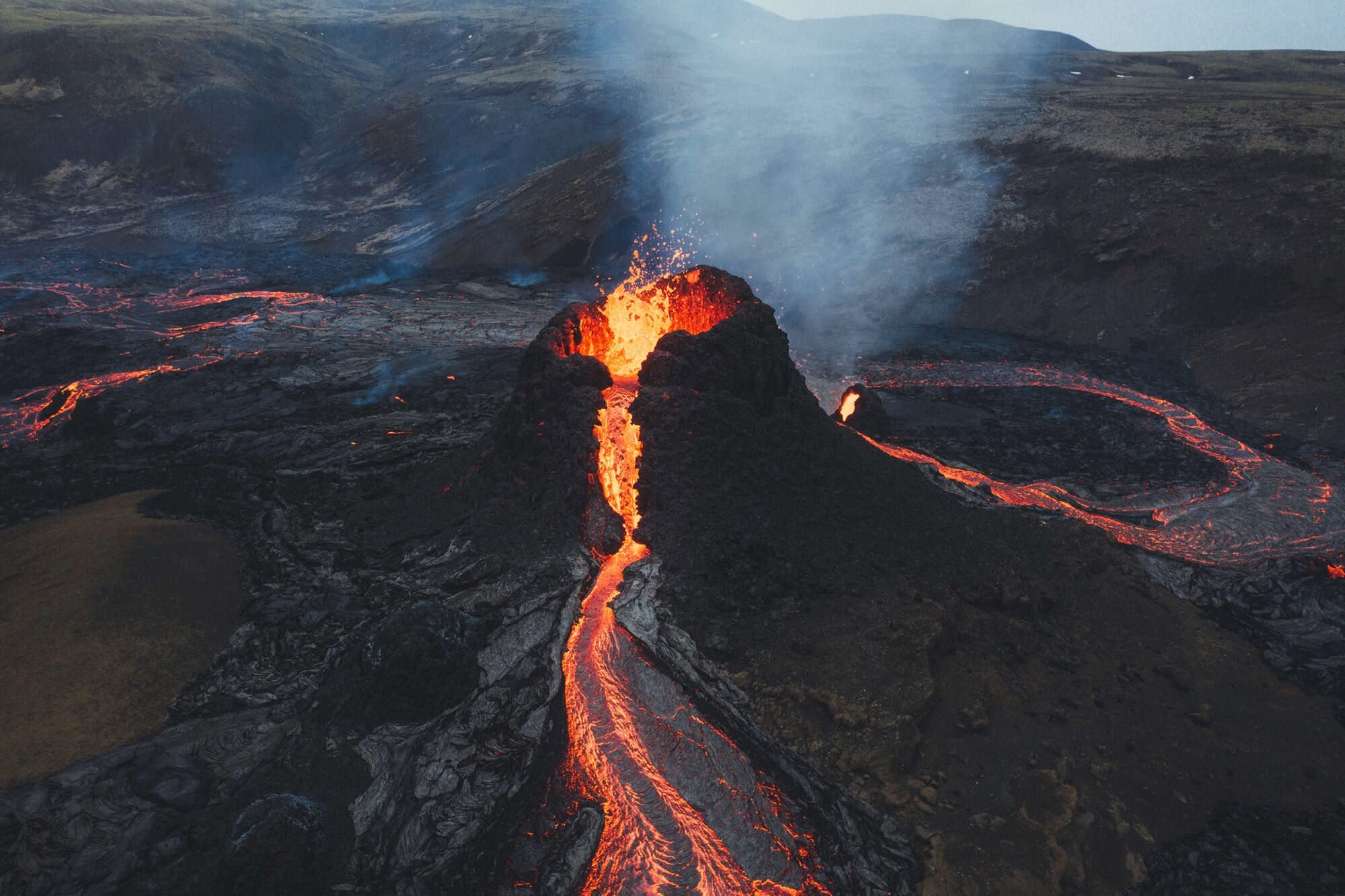 volcano tour iceland iceland