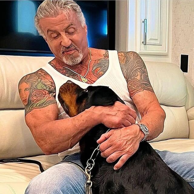 Sylvester Stallone Covers Up Tattoo of His Wife with Ink of Late Dog and ‘Rocky’ Castmate, Butkus