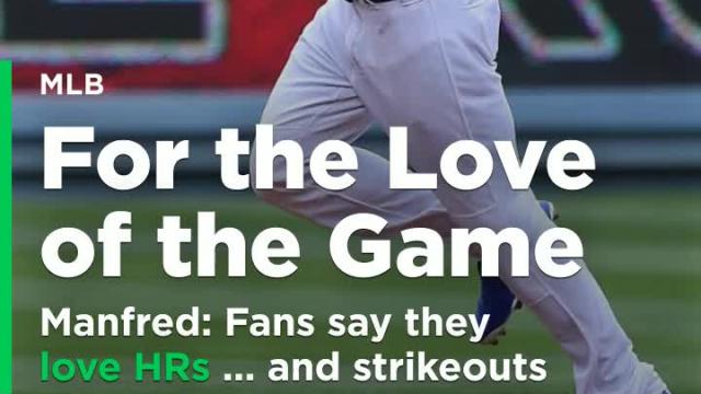 Rob Manfred: Fans say they love home runs ... and strikeouts