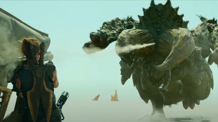 Monster Hunter movie still.