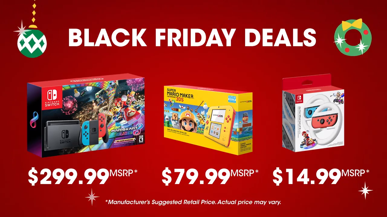 Nintendo’s Black Friday 2018 deals include Switch and 2DS bundles