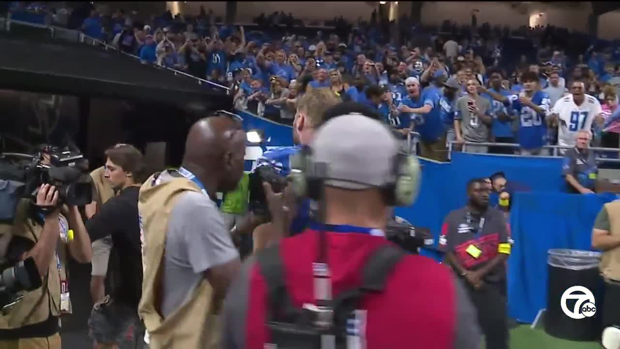 WATCH: Tim Robinson and Sam Richardson fired up for Lions home opener