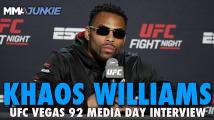 Khaos Williams’ prediction for UFC Fight Night 241: Submission, KO or ‘take his soul from his body’