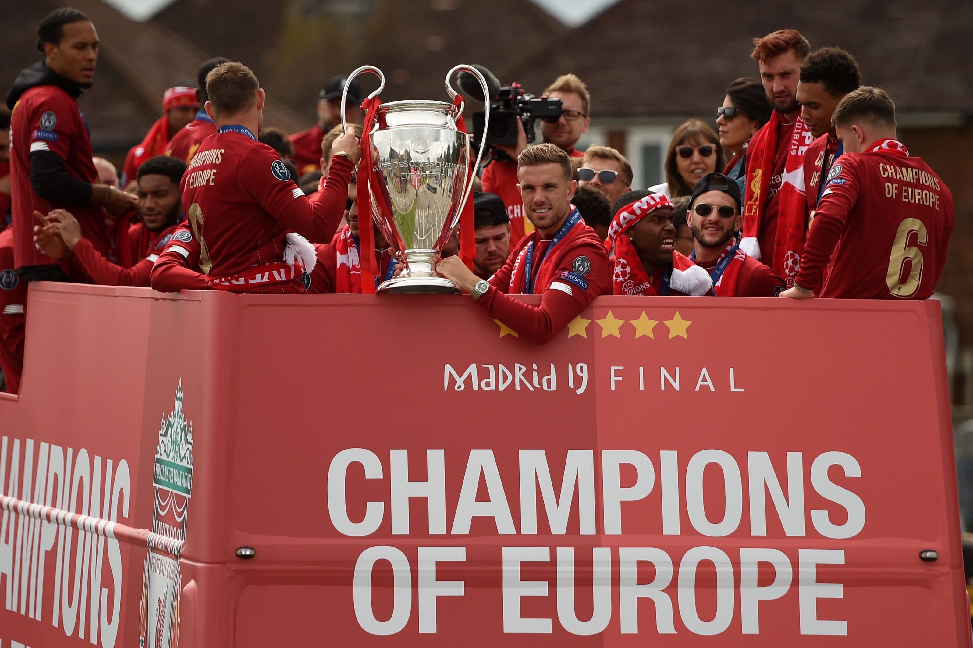 champions league trophy liverpool