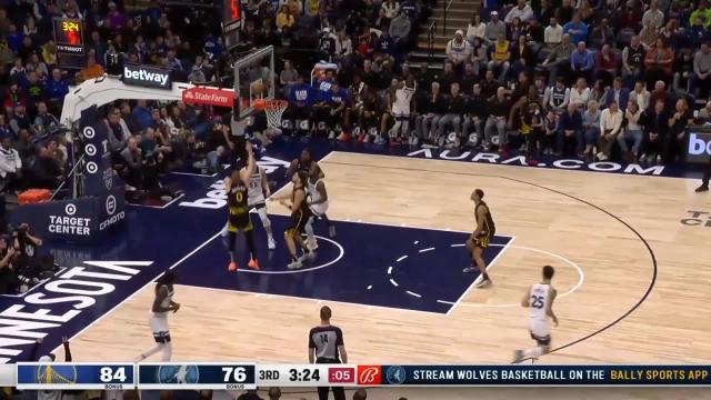 Donte DiVincenzo with an assist vs the Minnesota Timberwolves