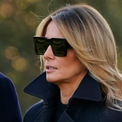 Melania Trump Jets Off to Mar-a-Lago in Thigh-High Leather Boots For Christmas