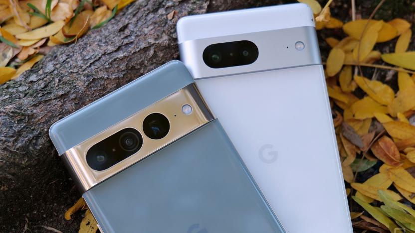 As part of the Pixel 7's design refresh, the camera bar now merges seamlessly with the phone's chassis. 